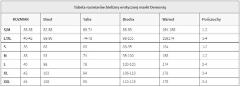 Bielizna - STEdvige001 rozmiar XXL Demoniq Bielizna - STEdvige001 rozmiar XXL Demoniq
