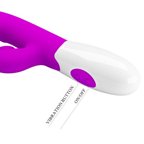 Wibrator królik stymulator łechtaczki 20cm 30 trybów Pretty Love Wibrator królik stymulator łechtaczki 20cm 30 trybów Pretty Love