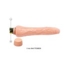 Wibrator realistyczny penis smukły członek 25cm BAILE