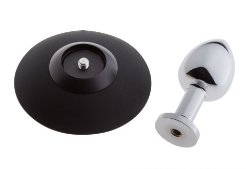 MALESATION Alu-Plug with suction cup small, chrome Malesation MALESATION Alu-Plug with suction cup small, chrome Malesation