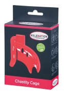 MALESATION Chastity Cage red Malesation