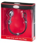 MALESATION Cock-Grip with Alu-Plug small, chrome Malesation