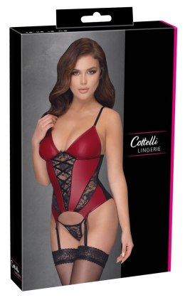 GORSET ZE STRINGAMI red/black L Cottelli LINGERIE