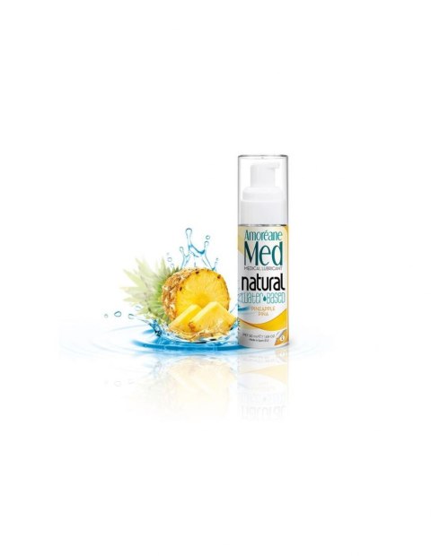 Żel nawilżający na suchość pochwy lubrykant 50ml ananas Amoreane Żel nawilżający na suchość pochwy lubrykant 50ml ananas Amoreane