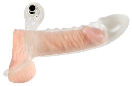 Przedłużka penisa z wibracją - Crystal Clear Vibrating Sleeve Crystal