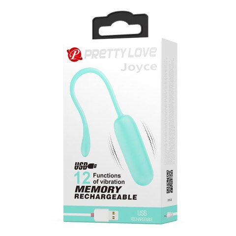 Jajeczko wibrujące stymulator masażer USB 12 trybów Pretty Love Jajeczko wibrujące stymulator masażer USB 12 trybów Pretty Love