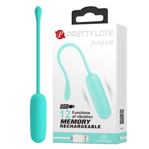 Jajeczko wibrujące stymulator masażer USB 12 trybów Pretty Love Jajeczko wibrujące stymulator masażer USB 12 trybów Pretty Love