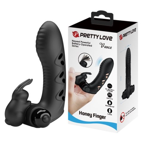Nakładka wibrująca na palec punkt G 10 trybów 11cm Pretty Love Nakładka wibrująca na palec punkt G 10 trybów 11cm Pretty Love