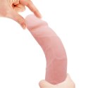 Wyginane elastyczne dildo z kręgosłupem penis 16cm BAILE