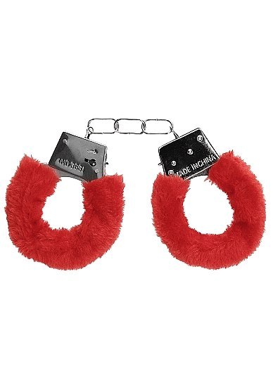 Beginner"s Handcuffs Furry - Red Ouch! Beginner"s Handcuffs Furry - Red Ouch!
