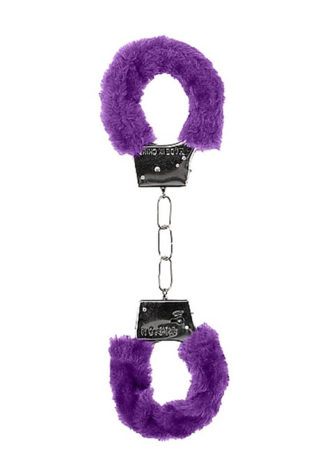 Kajdanki metalowe z futerkiem pluszem BDSM bondage Ouch! Kajdanki metalowe z futerkiem pluszem BDSM bondage Ouch!