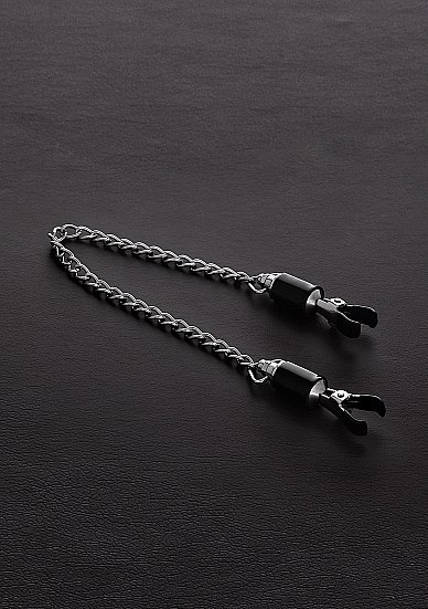 Barrel Tit Clamps with Chain (pair) Steel Barrel Tit Clamps with Chain (pair) Steel