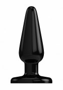 Butt Plug - Basic - 5 Inch - Black Plug & Play