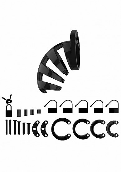 Model 02 - Chastity - 3.5" - Cock Cage - Black ManCage Model 02 - Chastity - 3.5" - Cock Cage - Black ManCage