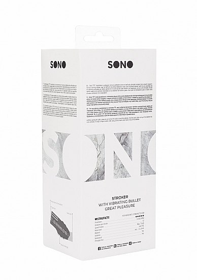 No.22 - Stroker - with vibrating bullet - Translucent Sono No.22 - Stroker - with vibrating bullet - Translucent Sono