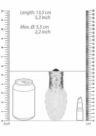 No.22 - Stroker - with vibrating bullet - Translucent Sono No.22 - Stroker - with vibrating bullet - Translucent Sono