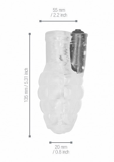 No.22 - Stroker - with vibrating bullet - Translucent Sono No.22 - Stroker - with vibrating bullet - Translucent Sono