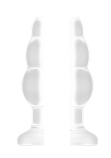 No.49 - Small Hollow Tunnel Butt Plug - 3 Inch - Translucent Sono No.49 - Small Hollow Tunnel Butt Plug - 3 Inch - Translucent Sono