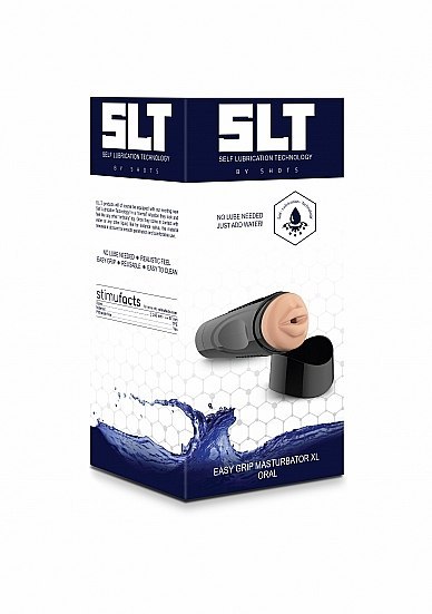 Self Lubrication Easy Grip Masturbator XL Oral - Flesh SLT Self Lubrication Easy Grip Masturbator XL Oral - Flesh SLT