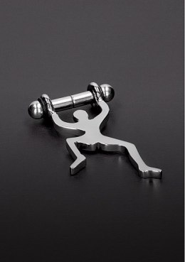 Climbing Man Nipple Magnetic Pincher Steel