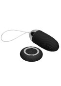 Ethan - Rechargeable Remote Control Vibrating Egg - Black Simplicity