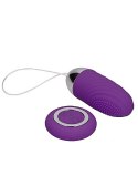 Ethan - Rechargeable Remote Control Vibrating Egg - Purple Simplicity