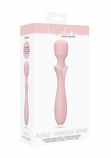 Loveline - Massage Wand - Jiggle - Pink Loveline Loveline - Massage Wand - Jiggle - Pink Loveline