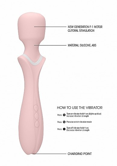 Loveline - Massage Wand - Jiggle - Pink Loveline Loveline - Massage Wand - Jiggle - Pink Loveline
