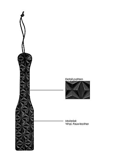 Luxury Paddle - Black Ouch! Luxury Paddle - Black Ouch!