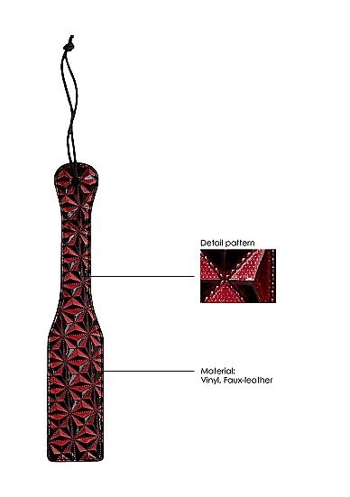Luxury Paddle - Burgundy Ouch! Luxury Paddle - Burgundy Ouch!