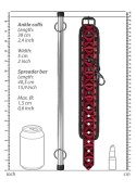 Luxury Spreader Bar - Burgundy Ouch!