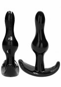 NO. 80 - 4-Piece Butt Plug Set - Black Sono