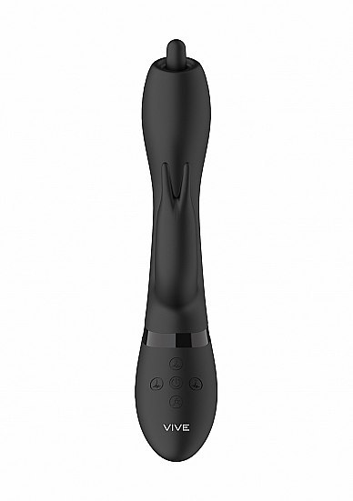 Nilo - Pinpoint Rotating G-spot Rabbit - Black Vive Nilo - Pinpoint Rotating G-spot Rabbit - Black Vive
