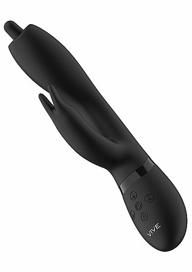 Nilo - Pinpoint Rotating G-spot Rabbit - Black Vive Nilo - Pinpoint Rotating G-spot Rabbit - Black Vive