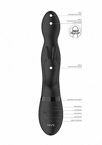 Niva - 360degrees Rabbit - Black Vive Niva - 360degrees Rabbit - Black Vive