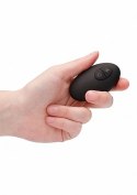 Remote Controlled E-Stim & Vibrating G/P-Spot Vibrator - Black ElectroShock