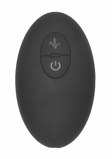 Remote Controlled E-Stim & Vibrating Prostate Massager - Black ElectroShock Remote Controlled E-Stim & Vibrating Prostate Massager - Black ElectroShock