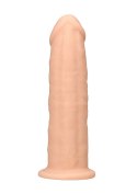 Silicone Dildo Without Balls - 15,3 cm - Flesh RealRock