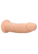 Silicone Dildo Without Balls - 15,3 cm - Flesh RealRock