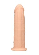 Silicone Dildo Without Balls - 15,3 cm - Flesh RealRock