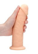 Silicone Dildo Without Balls - 22,8 cm - Flesh RealRock