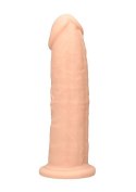 Silicone Dildo Without Balls - 22,8 cm - Flesh RealRock