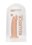 Silicone Dildo Without Balls - 22,8 cm - Flesh RealRock