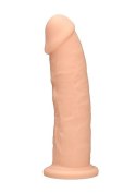 Silicone Dildo Without Balls - 22,8 cm - Flesh RealRock