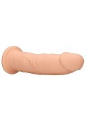 Silicone Dildo Without Balls - 22,8 cm - Flesh RealRock