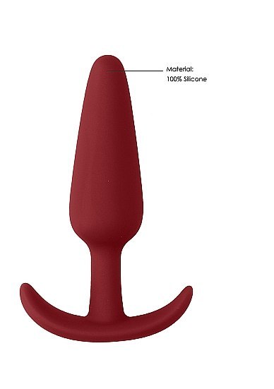 Slim Butt Plug - Red ShotsToys Slim Butt Plug - Red ShotsToys