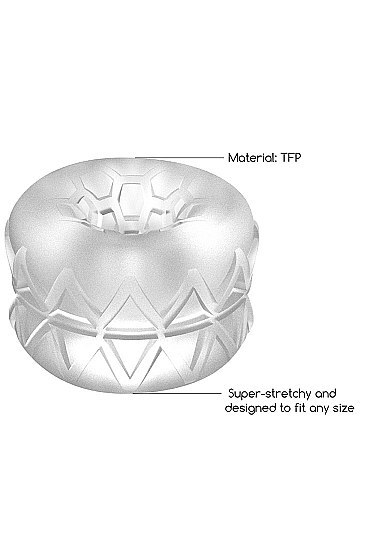 N0. 92 - Reversible Masturbator and Bumper - Transparent Sono N0. 92 - Reversible Masturbator and Bumper - Transparent Sono