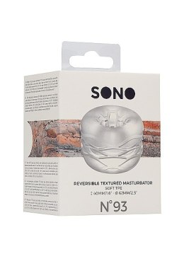 N0. 93 - Reversible Masturbator and Bumper - Transparent Sono