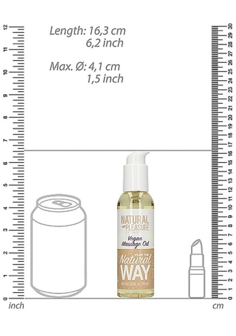 Olejek masaż erotyczny wegański naturalny 150ml Natural Pleasure Olejek masaż erotyczny wegański naturalny 150ml Natural Pleasure