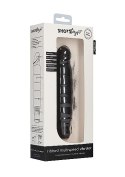 Ribbed Multispeed Vibrator - Black ShotsToys